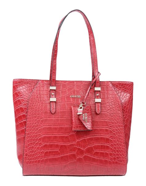 guess shopper marcie poppy red|GUESS Red GUESS Handbags, Wallets and Accessories .